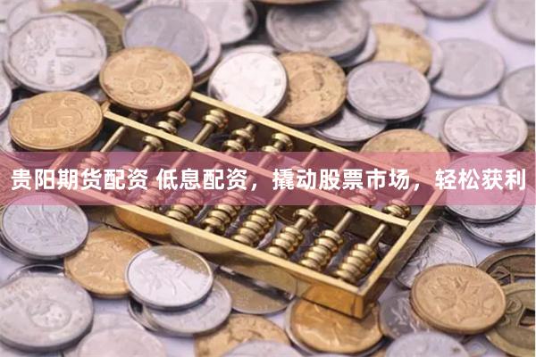 贵阳期货配资 低息配资，撬动股票市场，轻松获利